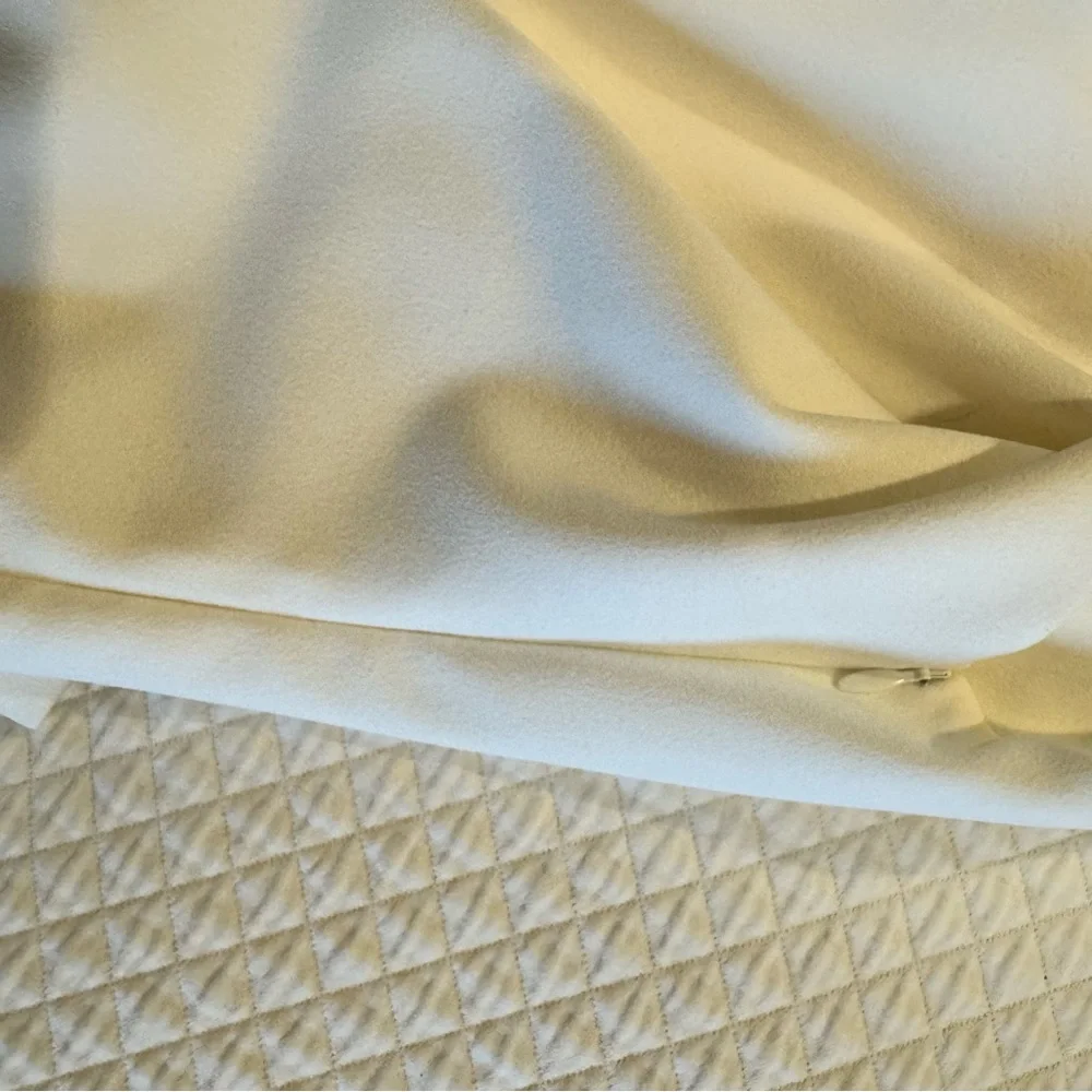 Solace London Naya Ruffle Dress In Cream - Picture 9 of 9